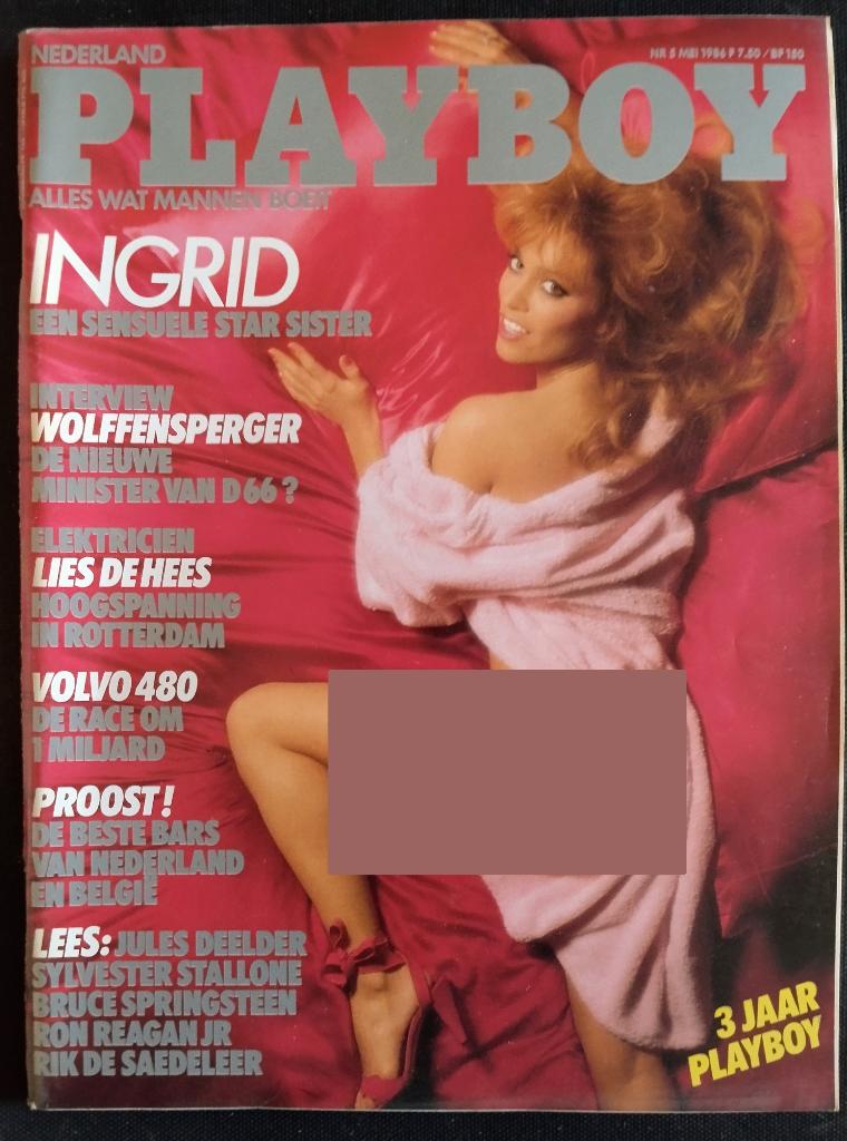 Playboy NL (2st) Mei 1986, Juni 1986, Verzamelen, Verzenden, 1980 tot heden, Tijdschrift