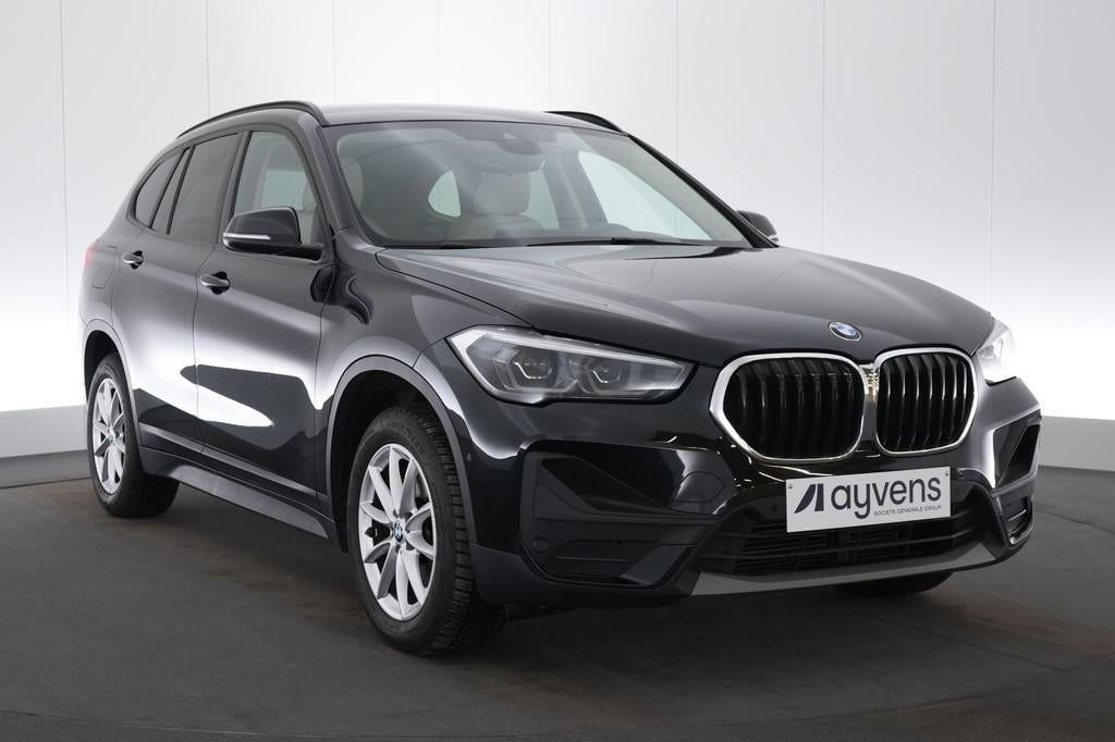 (1XPA913) BMW X1, Euro 6, 136 pk, Zwart, Bedrijf
