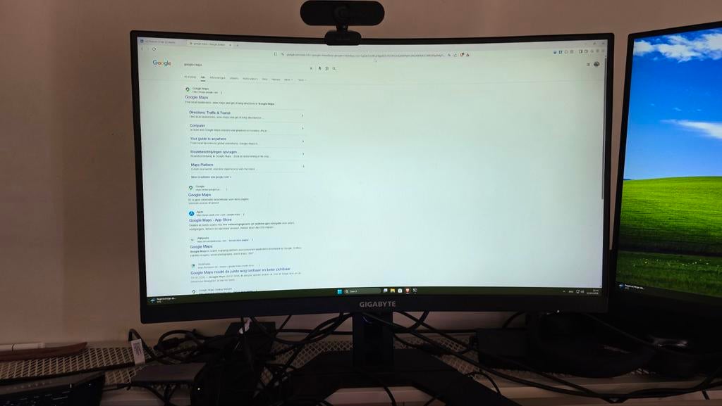 2 monitoren te koop of ruil, Enlèvement, Ultrawide
