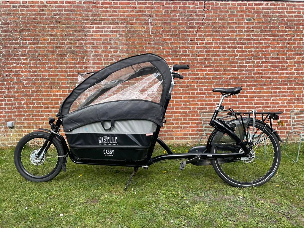 Gazelle Cabby Bakfiets, Fietsen en Brommers, Ophalen, Gebruikt, 3 kinderen, Gazelle