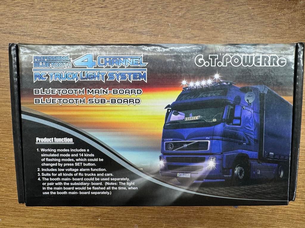 G.T.Power rc truck light system Bluetooth, Hobby en Vrije tijd, Ophalen of Verzenden, Nieuw