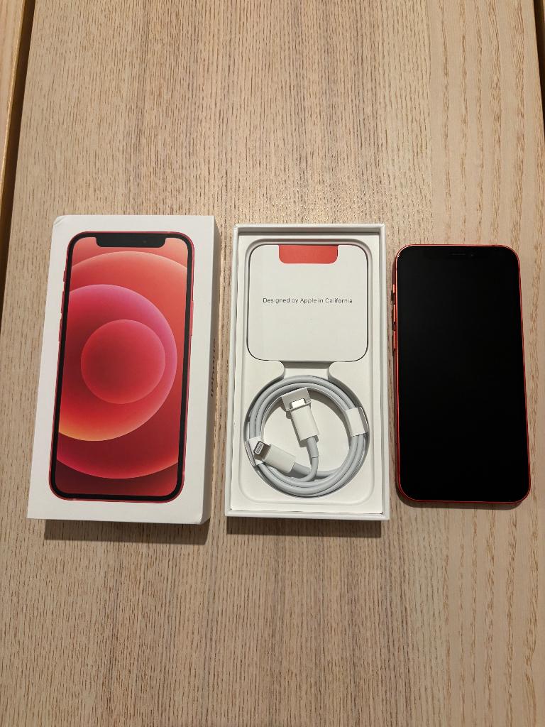 iPhone 12 Mini 64GB - État Impeccable, Rouge, IPhone 12 Mini, Comme neuf, Enlèvement