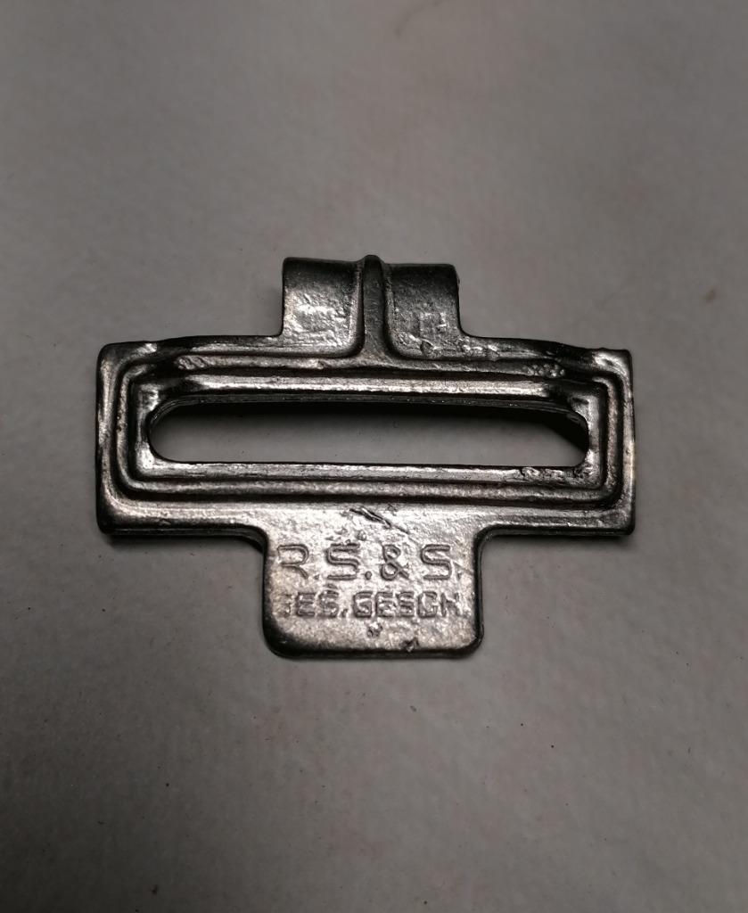 Patte Contre boucle ceinturon militaire Allemand WW2, Collections, Envoi