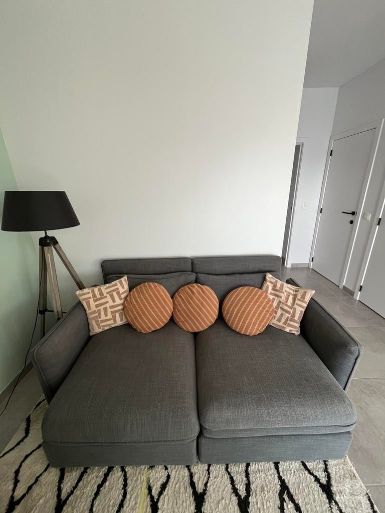 Canapés Vallentuna (IKEA), Maison & Meubles, Enlèvement, Comme neuf, Tissus, Gris anthracite