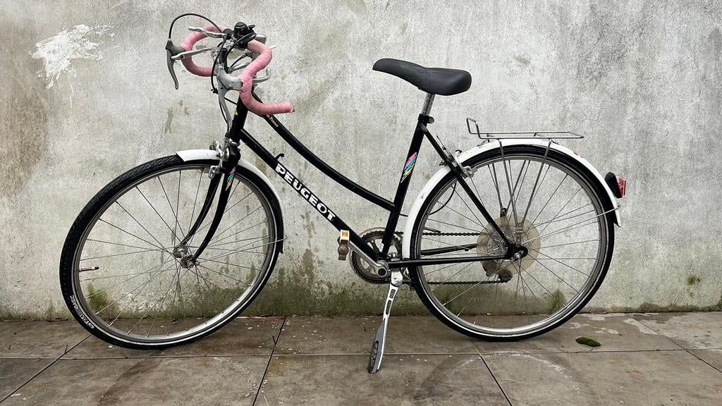 Peugeot kinder koersfiets, Fietsen en Brommers, Fietsen | Racefietsen, Gebruikt, Staal, Overige maten, Dames