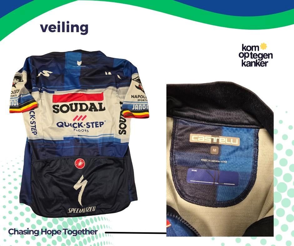 Gesigneerd wielershirt Yves Lampaert, Ophalen of Verzenden