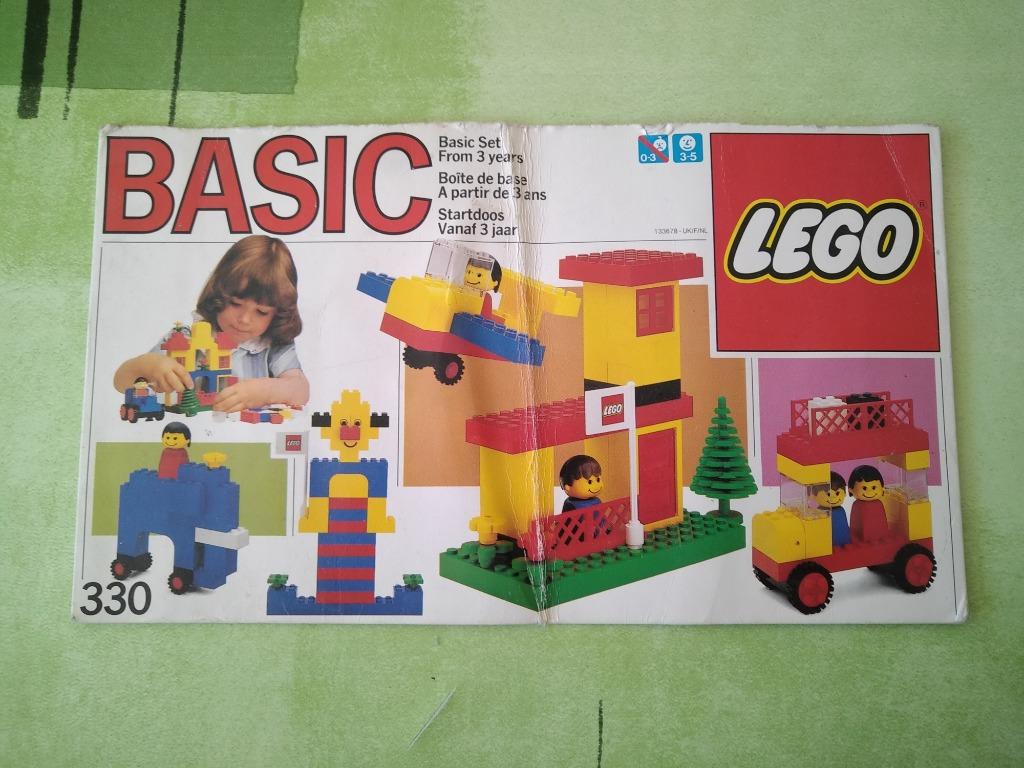 Lego Basic 330 Building Set complet manuel PDF, Ophalen of Verzenden, Gebruikt, Complete set, Lego