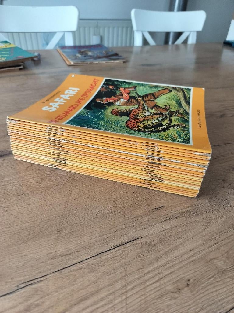 Reeks  safari 1-23 Vandersteen met stickers, Livres, BD, Enlèvement ou Envoi