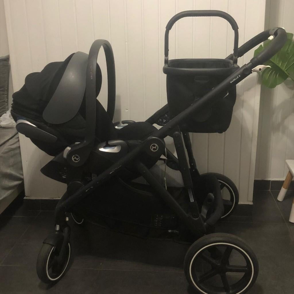 Poussette CYBEX Gazelle S + siège-auto Cloud Z avec ISOFIX, Ophalen, Kinderwagen, Overige merken, Luchtbanden
