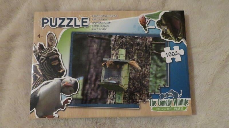 Puzzle neuf écureuil 100 pièces, Enlèvement ou Envoi, Plus de 50 pièces, Neuf, 6 ans ou plus