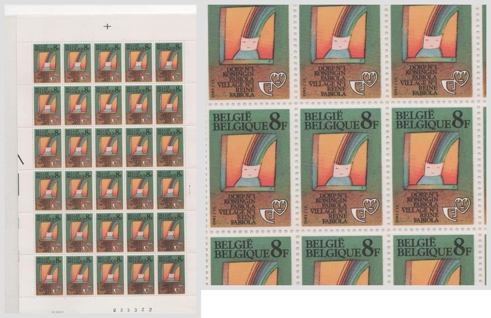 1983 Village Reine Fabiola, Timbres & Monnaies, Envoi