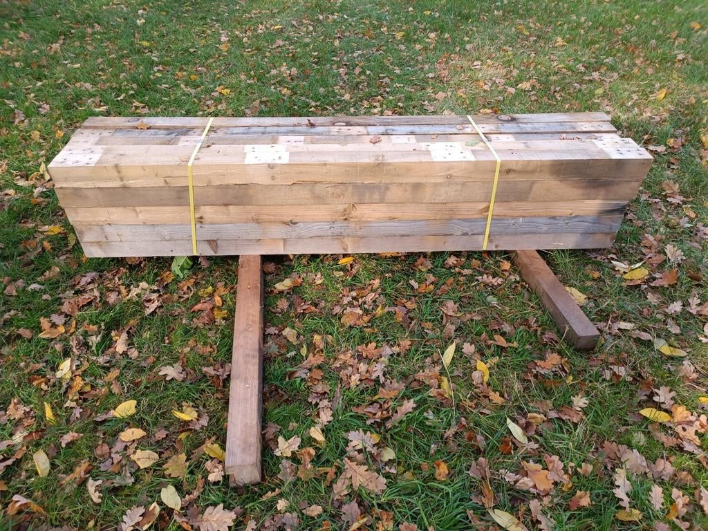 Hout-keepers aan 1,50 euro de lopende meter, Enlèvement