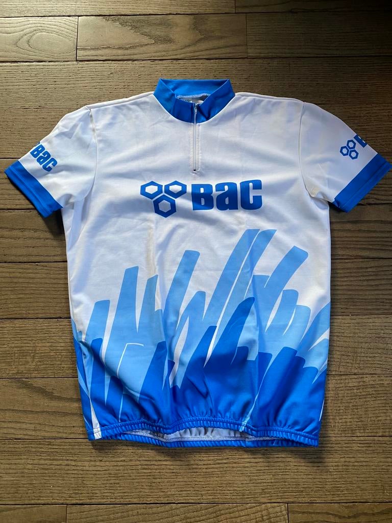 retro vintage BAC bank koerstrui xxxl wielertrui 80's, Vêtements d'extérieur, Enlèvement ou Envoi, XXL, Overig