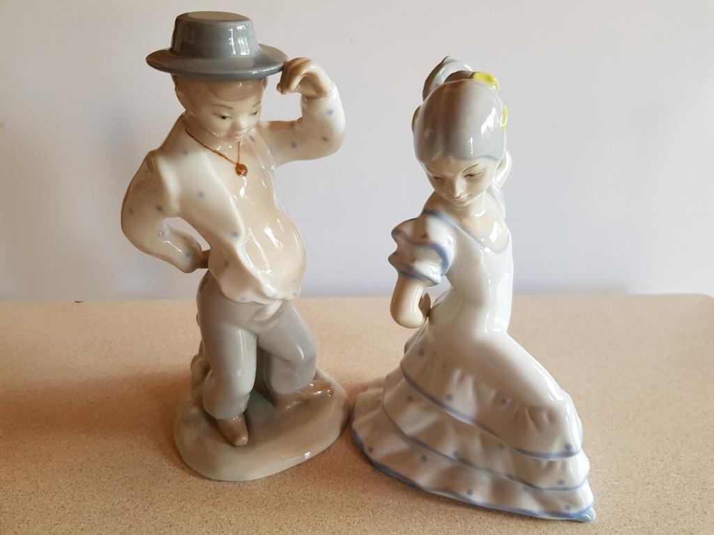 Set Spaanse dansers porselein Lladro, Nao; samen €10, Ophalen of Verzenden