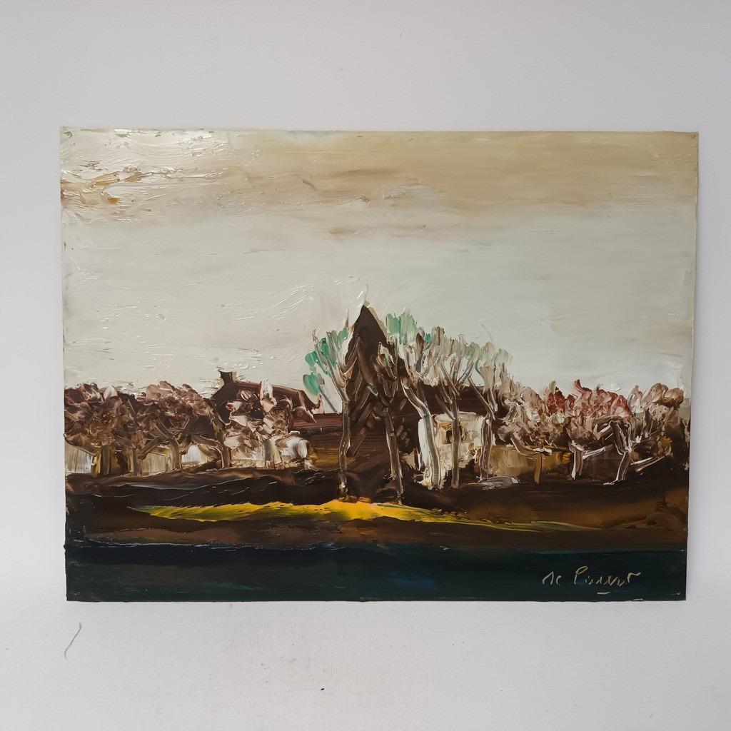 Gabriel De Pauw (1924-2000) - olieverf op karton - Expressio, Ophalen of Verzenden