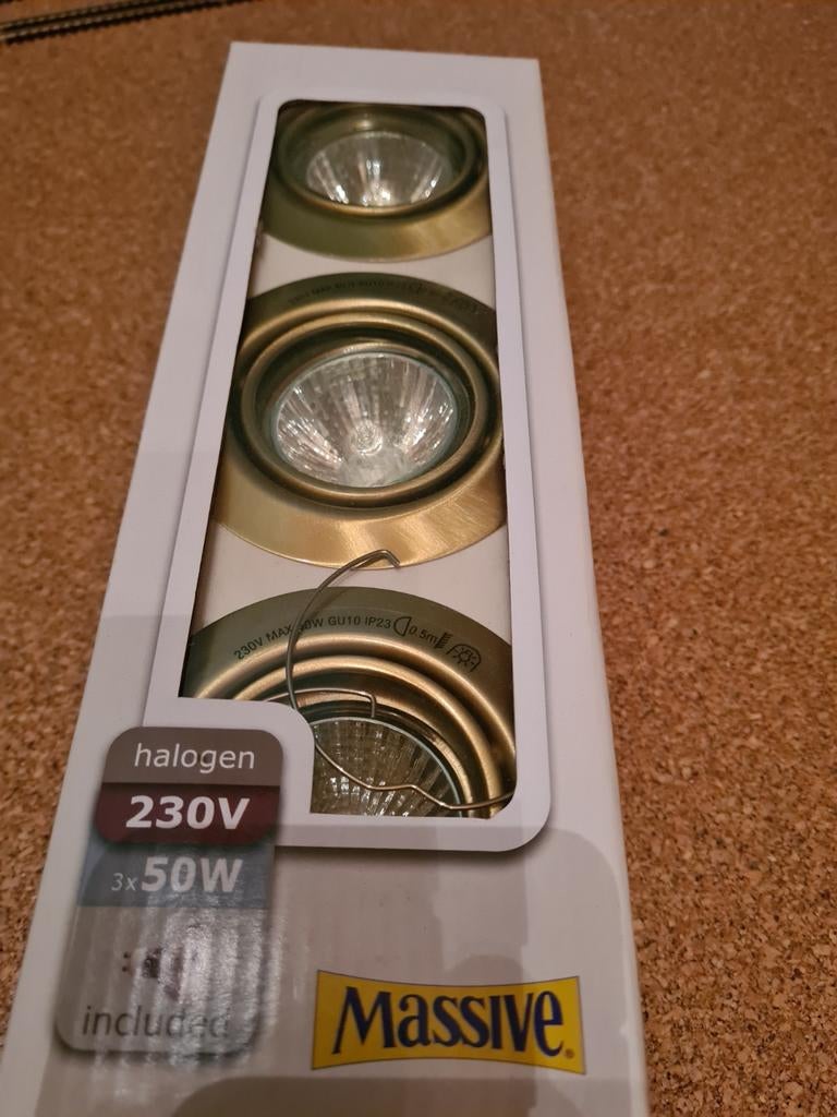 Nouveaux spots encastrés 12 x 3 pièces., Maison & Meubles, Enlèvement, Neuf, Halogène