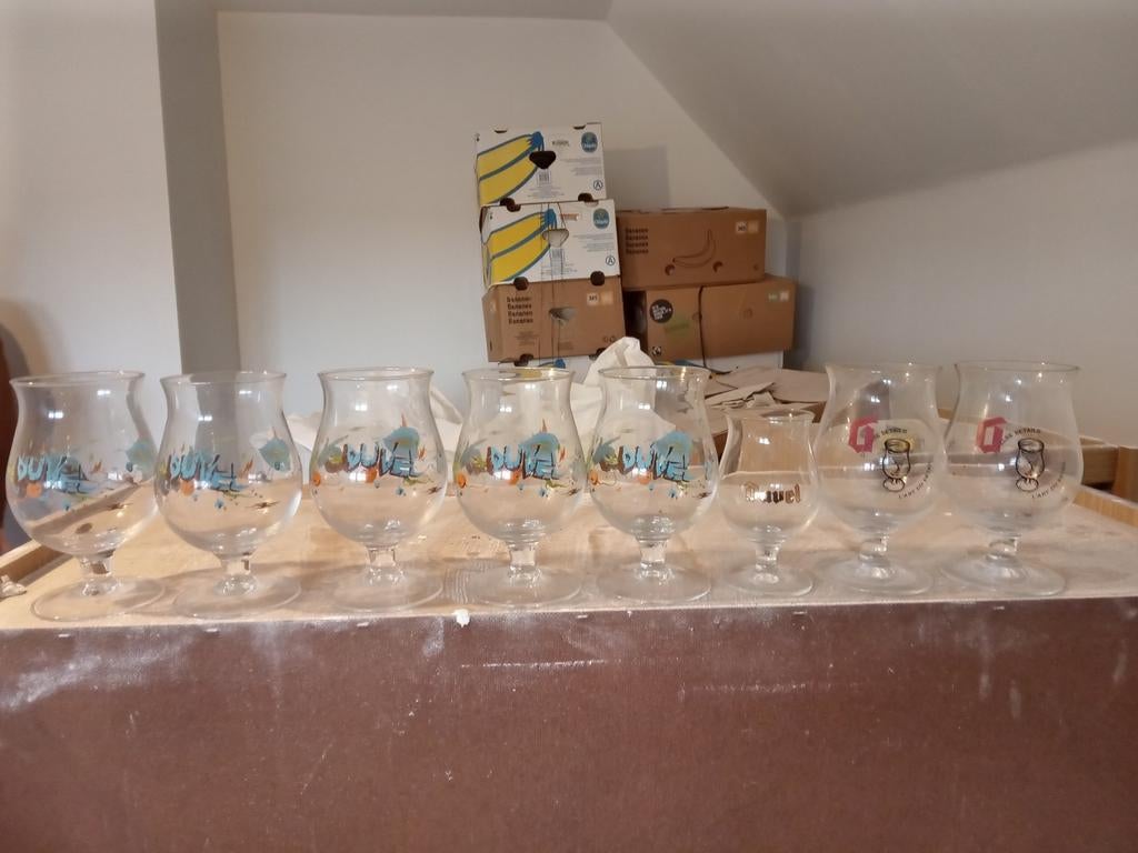 Duvel glas glazen, Verzamelen, Ophalen of Verzenden, Zo goed als nieuw, Duvel