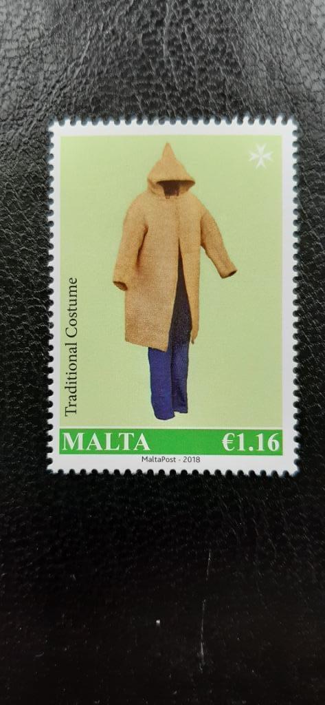 Postzegels Malta Traditional Costumes 2018, Envoi, Non oblitéré, Autres thèmes