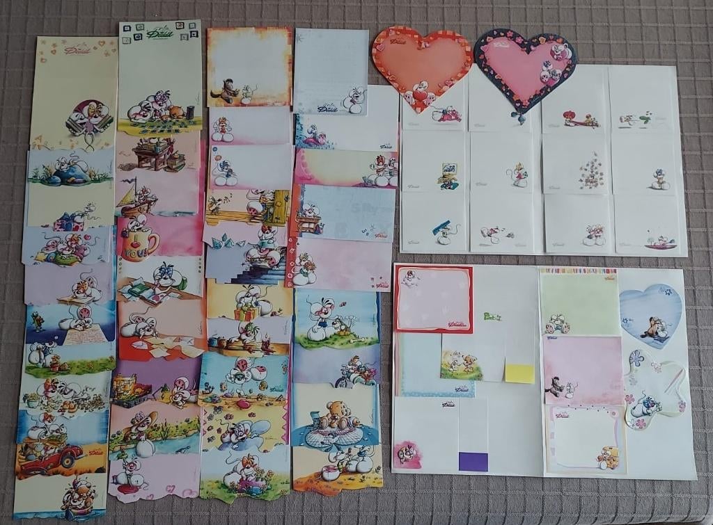 60 verschillende Diddl blaadjes, Verzamelen, Ophalen of Verzenden, Diddl, Nieuw, Papier, Kaart of Schrift