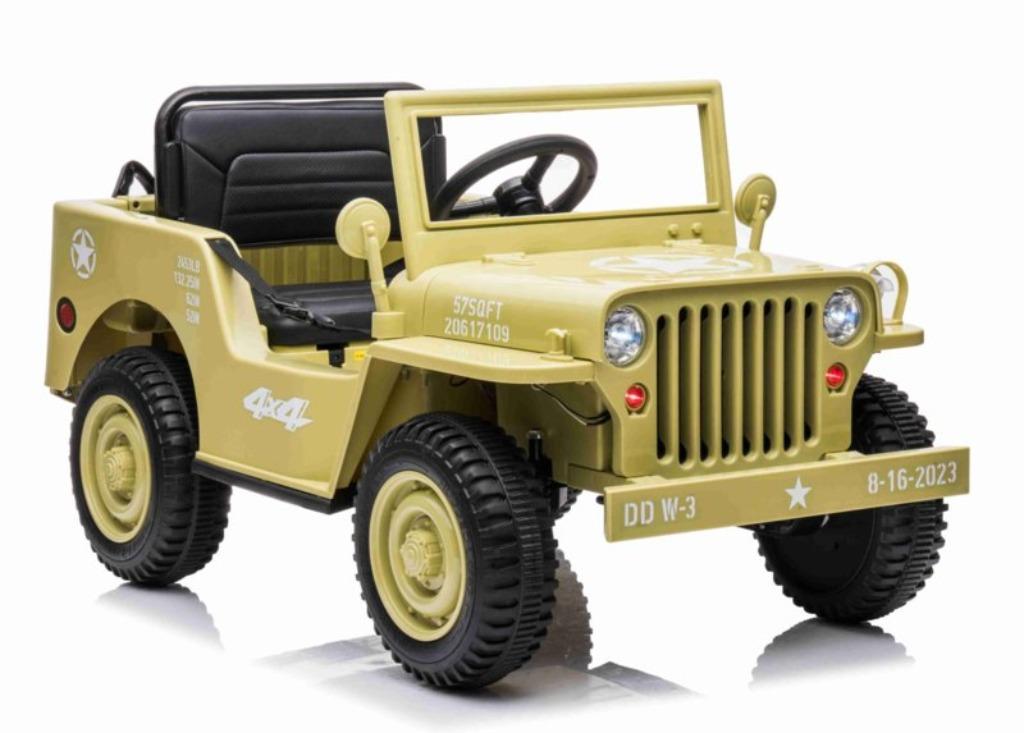 Willys jeep tot 3 kinderen accu speelgoedauto, Ophalen, Nieuw