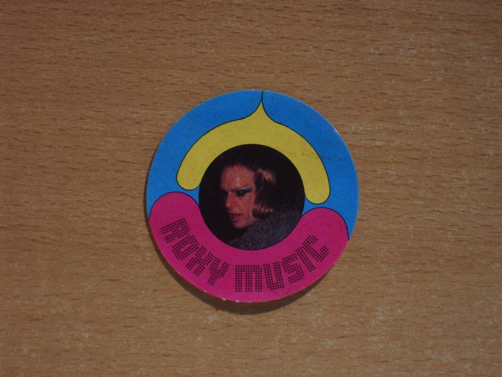 jaren '70 vintage sticker Roxy Music, Ophalen of Verzenden, Nieuw, Film, Tv of Omroep