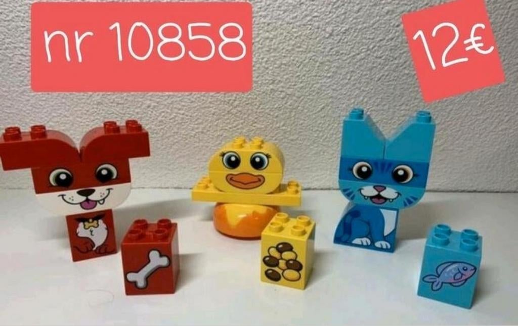 Lego duplo: Mijn eerste puzzel set nr 10858, Ophalen of Verzenden, Zo goed als nieuw, Duplo