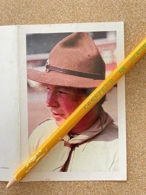 SCOUTS "Ridders van Sint-Salvator" Harelbeke Jozef Decavele, Ophalen of Verzenden, Bidprentje