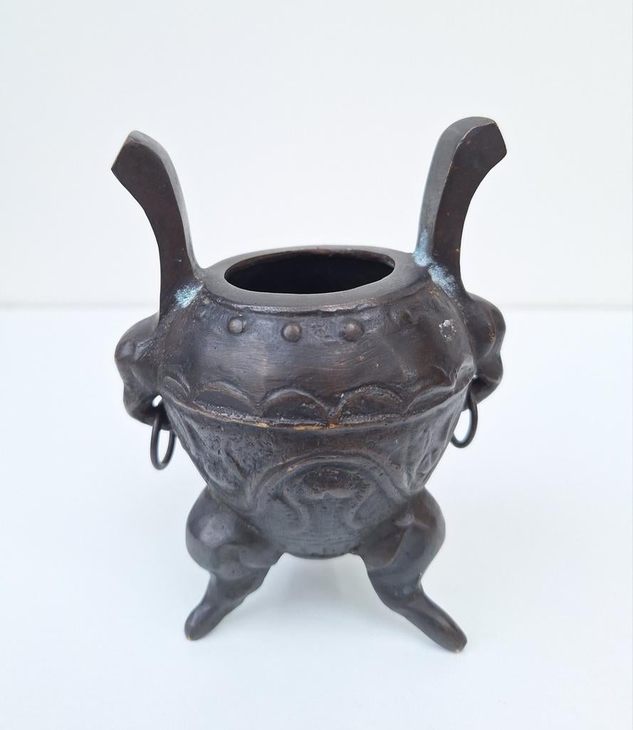 Brûle-encens en bronze chinois ancien, Enlèvement ou Envoi, Bronze
