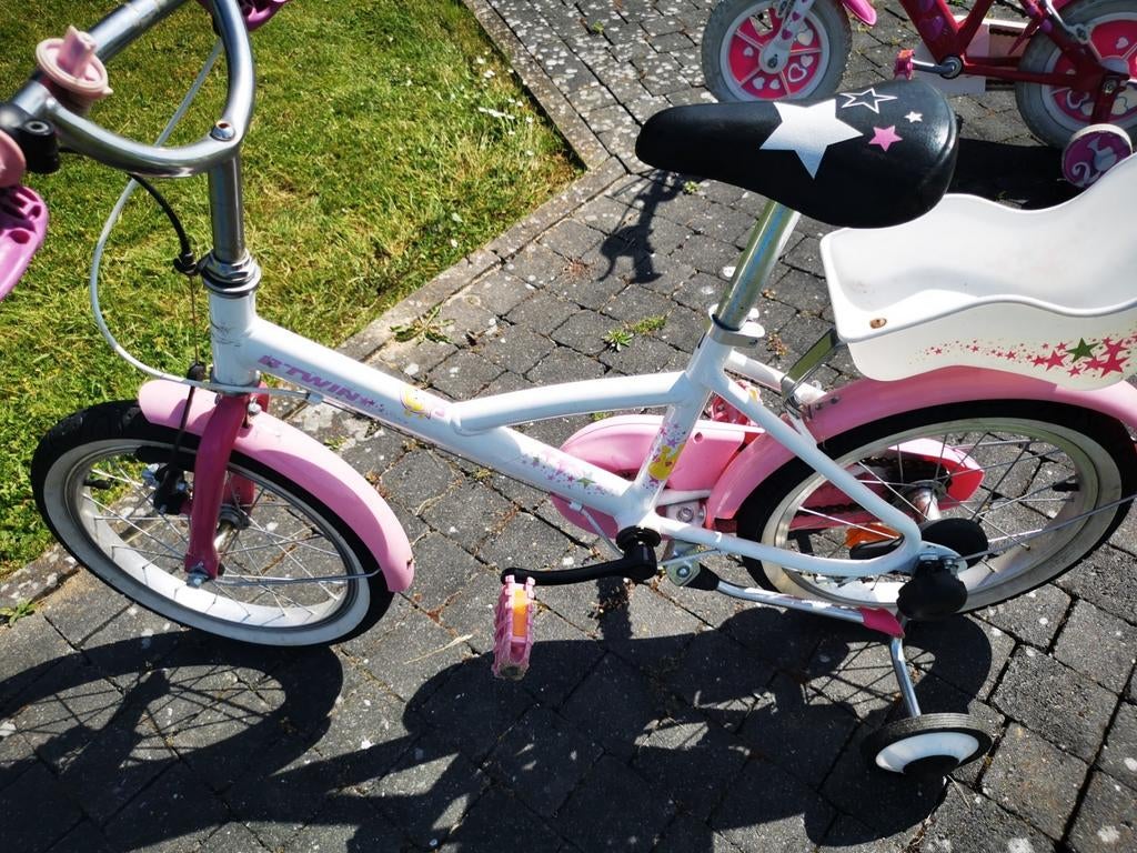 Vélo fille Liloo decathlon 4-6ans 16 pouces, Enlèvement ou Envoi, Utilisé, 16 pouces