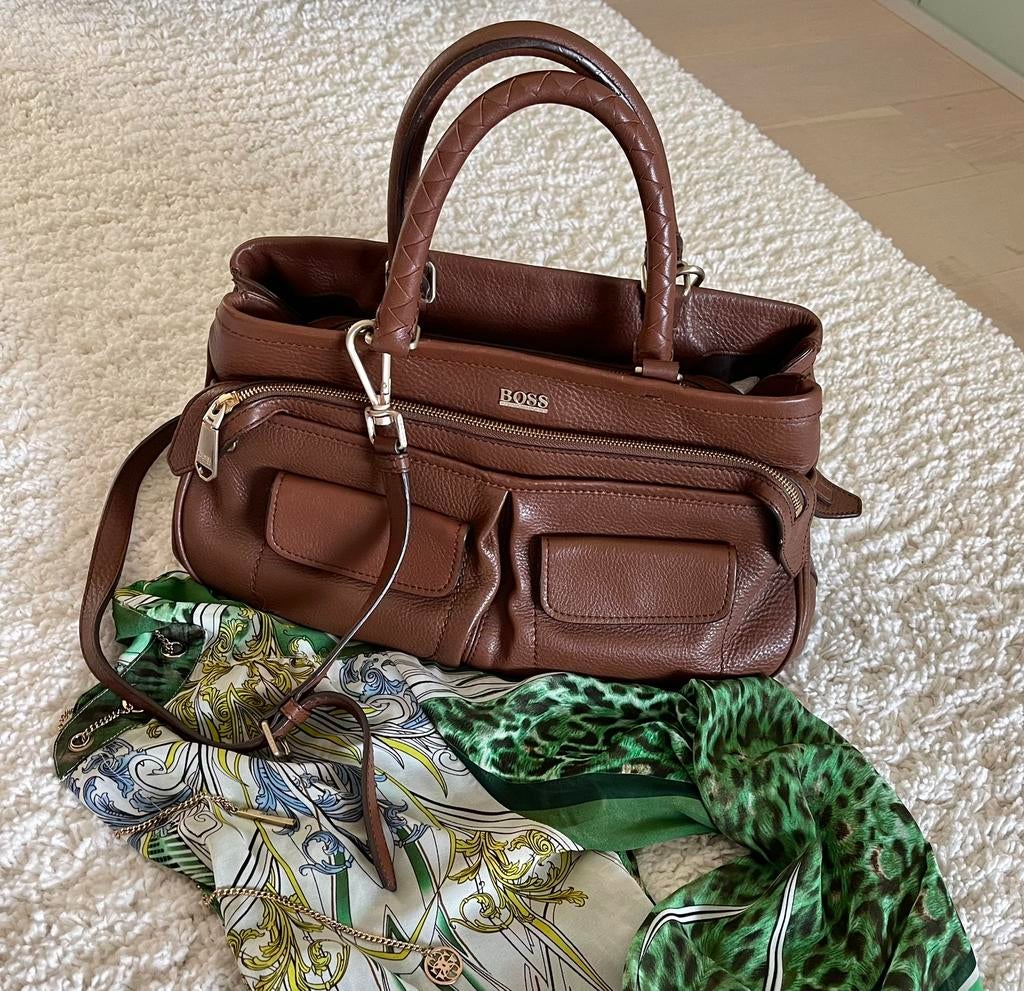 Handtas Hugo Biss, Handtassen en Accessoires, Tassen | Damestassen, Ophalen of Verzenden, Nieuw, Bruin, Handtas