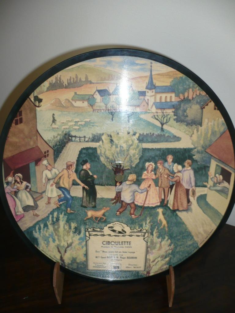 Disque 78 tours à images Saturne, Enlèvement ou Envoi, Comme neuf