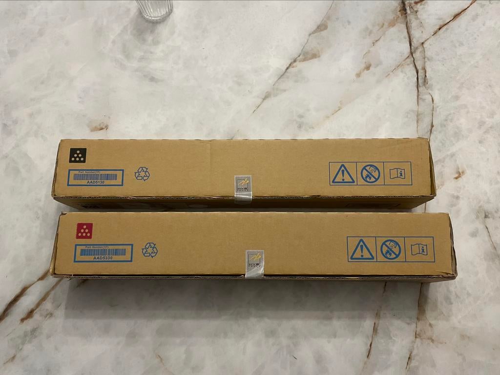 2 Toners voor Konica Minolta TN328 Magenta en zwart NIEUW, Enlèvement ou Envoi, Neuf