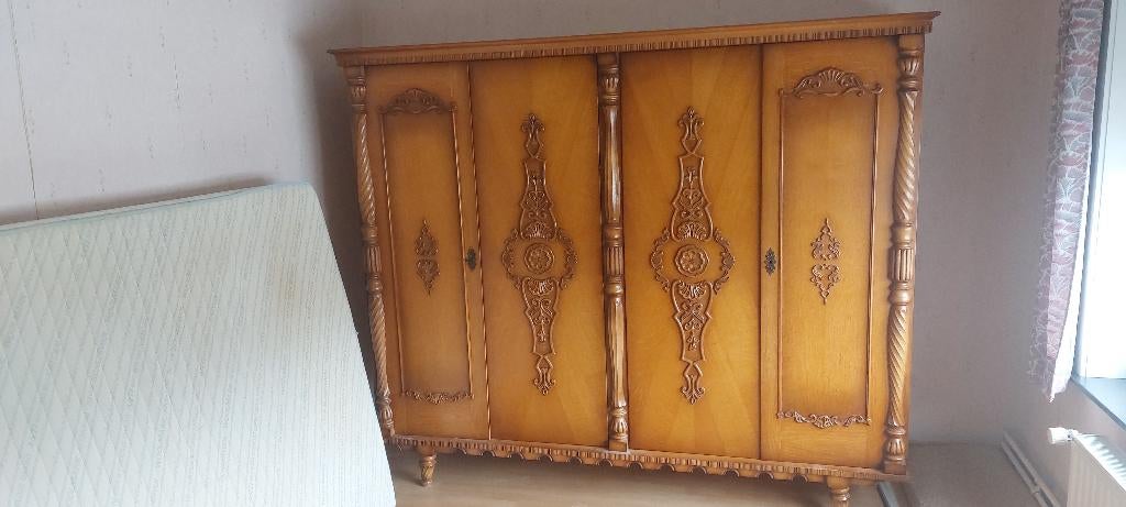 Slaapkamer, Huis en Inrichting, Slaapkamer | Complete slaapkamers, Ophalen, Gebruikt, Tweepersoons, Antiek