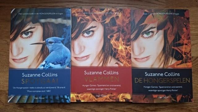 Collins Suzanne | De Hongerspelen 1 2 3, Boeken, Ophalen of Verzenden, Zo goed als nieuw, Suzanne Collins