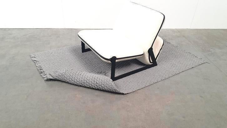 Exclusief tuinkleed POSH terras tuin indoor outdoor, Ophalen, Nieuw, Grijs, Rechthoekig