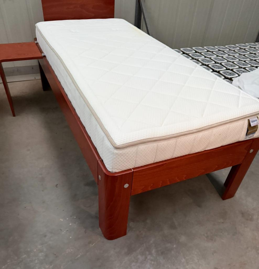 Auping Auronde 90 x 200 cm hoge model - compleet met tafel, Huis en Inrichting, Slaapkamer | Bedden, Ophalen, Eenpersoons, 200 cm