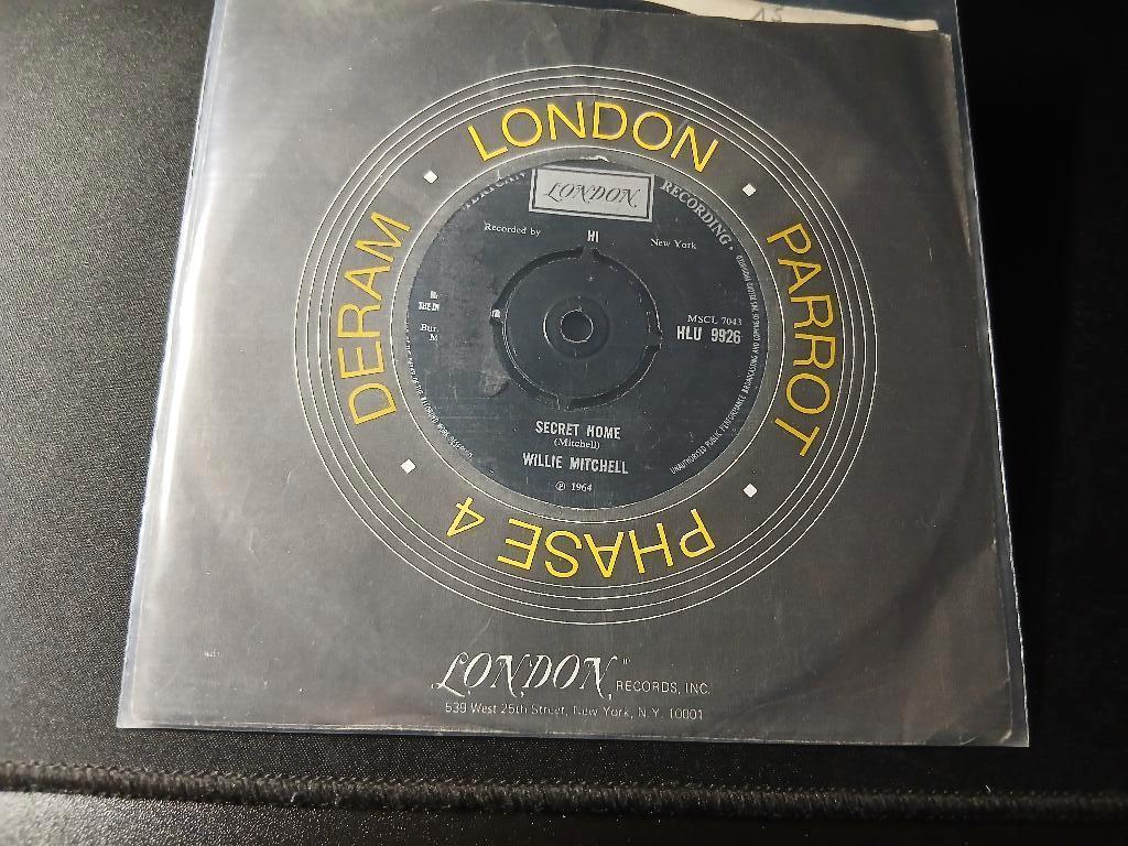 Willie Mitchell‎ — « Popcorn » de Secret Home '7, Single, Comme neuf, 7 pouces, R&B et Soul