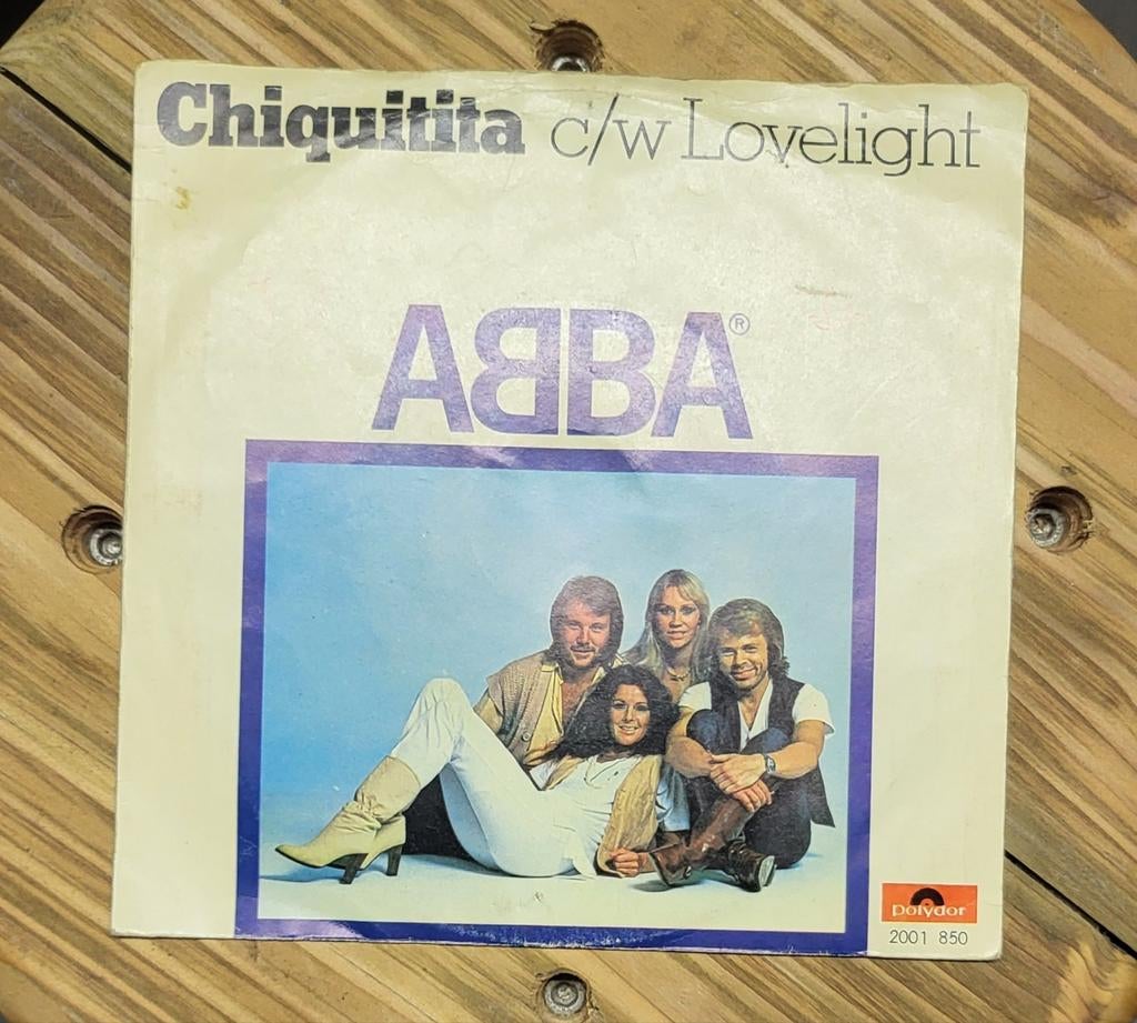 ABBA vinyl single Chiquitita, Cd's en Dvd's, Vinyl Singles, Ophalen of Verzenden, Zo goed als nieuw, Single