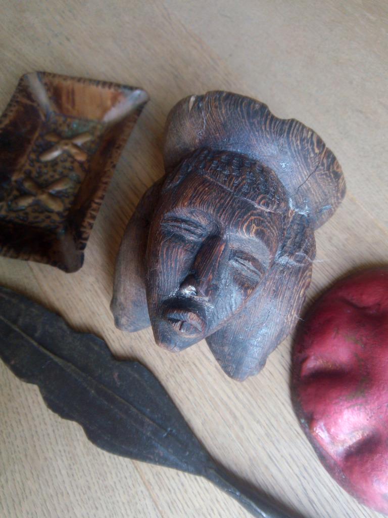 lot cuivre statuette lance Congo Katanga, Antiquités & Art, Enlèvement ou Envoi, Cuivre