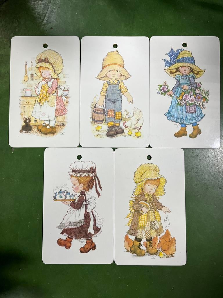 Retro plankjes Holly Hobby-Sarah Kay, Huis en Inrichting, Woonaccessoires | Onderzetters, Ophalen of Verzenden, Zo goed als nieuw