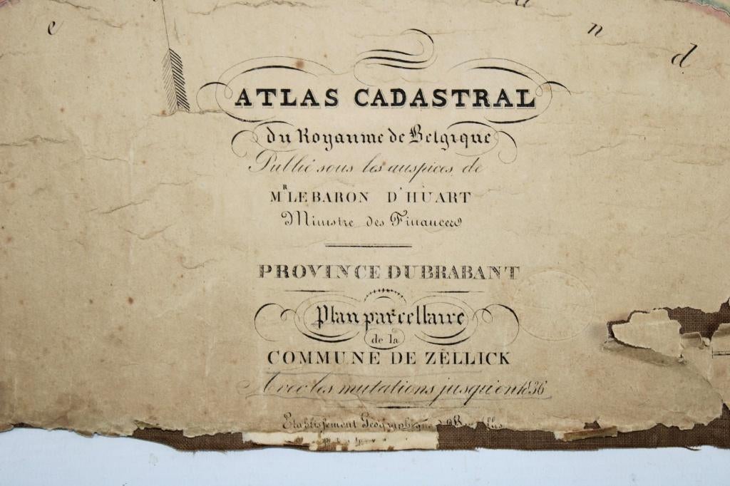 oude kaart van Zellik (Zellick), Ph. Vandermaelen, 19de eeuw, Ophalen