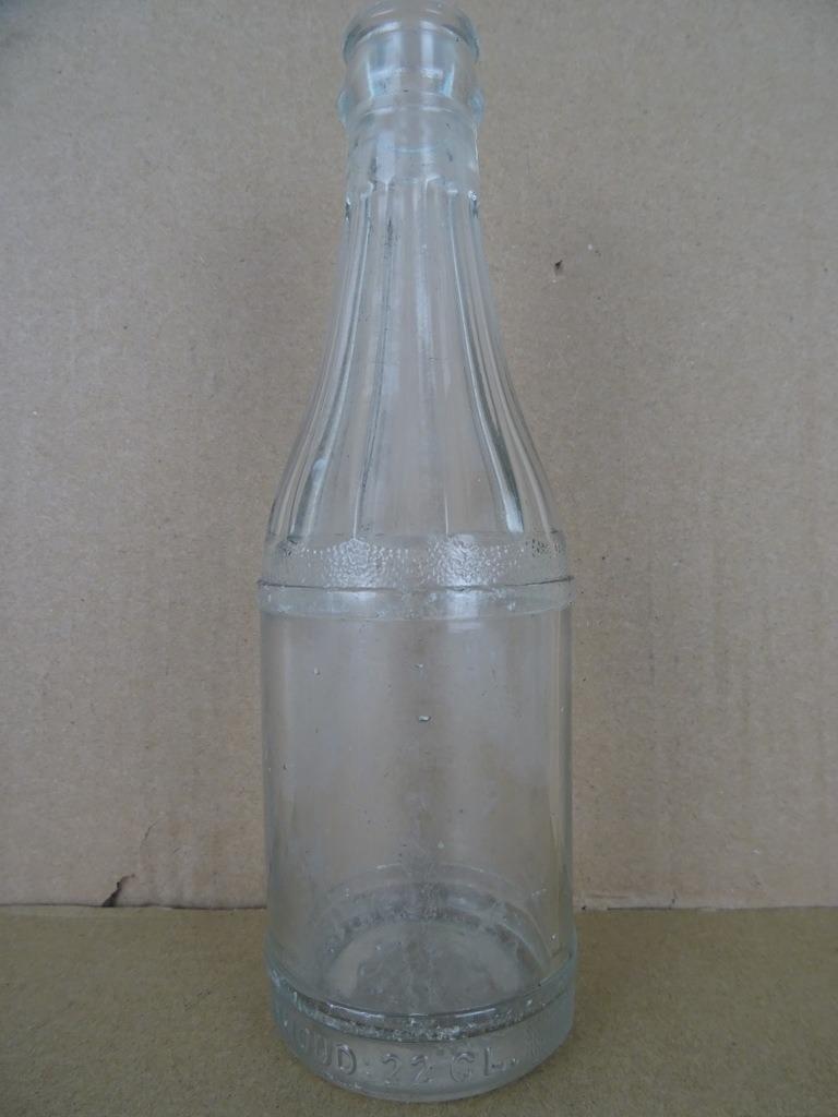 Sol trouver bouteille en verre Tims Rotterdam 1925-1940 22cl, Antiquités & Art, Enlèvement ou Envoi
