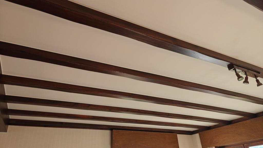 Poutres creuses en bois, poutres décoratives, poutres de pla, Bricolage & Construction, 50 mm ou plus, 300 cm ou plus, Enlèvement