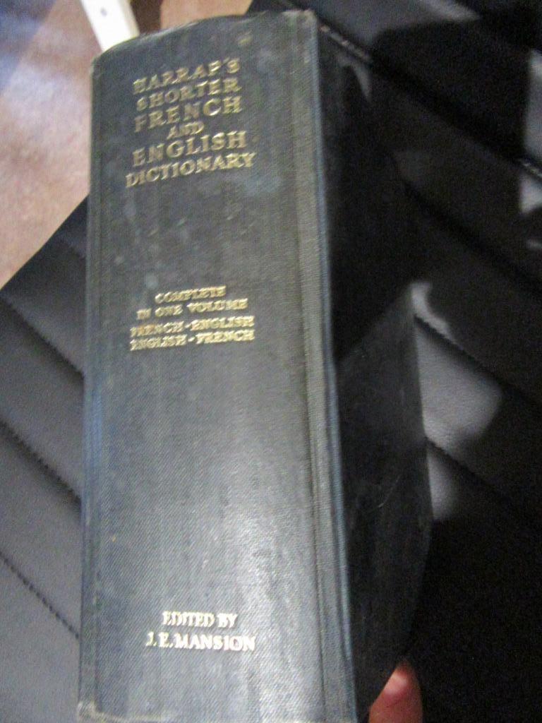 A dictionnaire Harrap's Français anglais anglais français, Enlèvement, Utilisé, Anglais