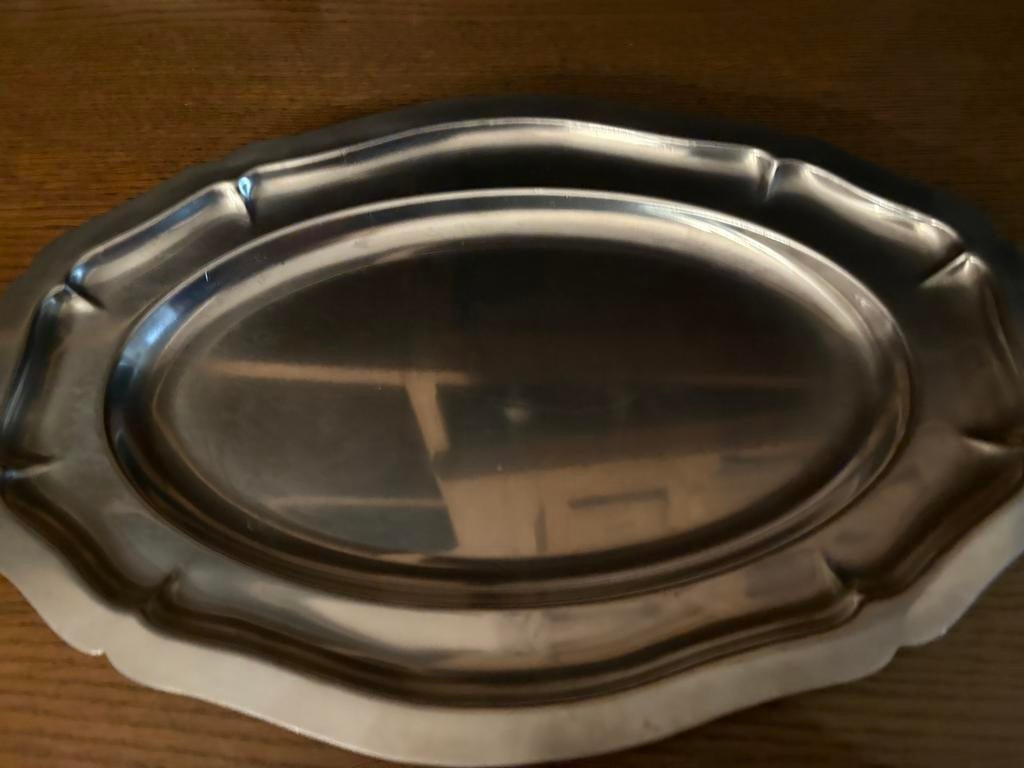 Inox schaal(38cm), Ophalen of Verzenden