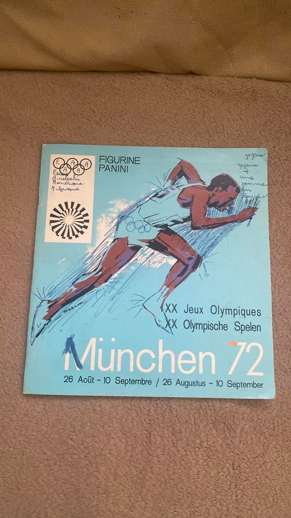 Oud album Munchen 72 incompleet in uitstekende staat