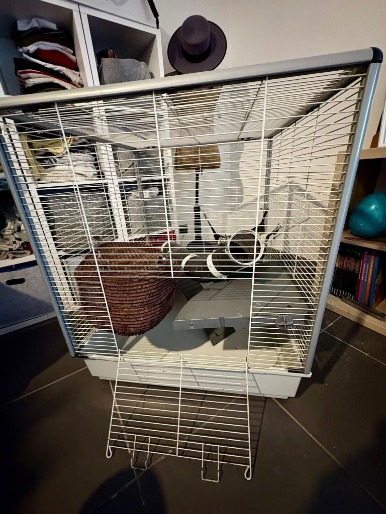Grande cage pour FURET ou CHINCHILLA, Animaux & Accessoires, Autres accessoires pour animaux, Utilisé, Enlèvement