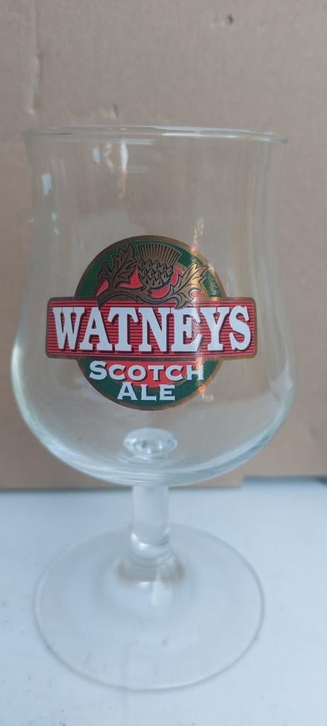 Verre watneys scotch, Collections, Marques de bière, Enlèvement ou Envoi, Comme neuf