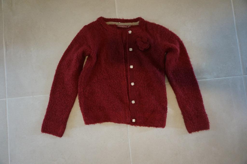 bordeaux gilet 122, Ophalen, Meisje, Trui of Vest, JBC