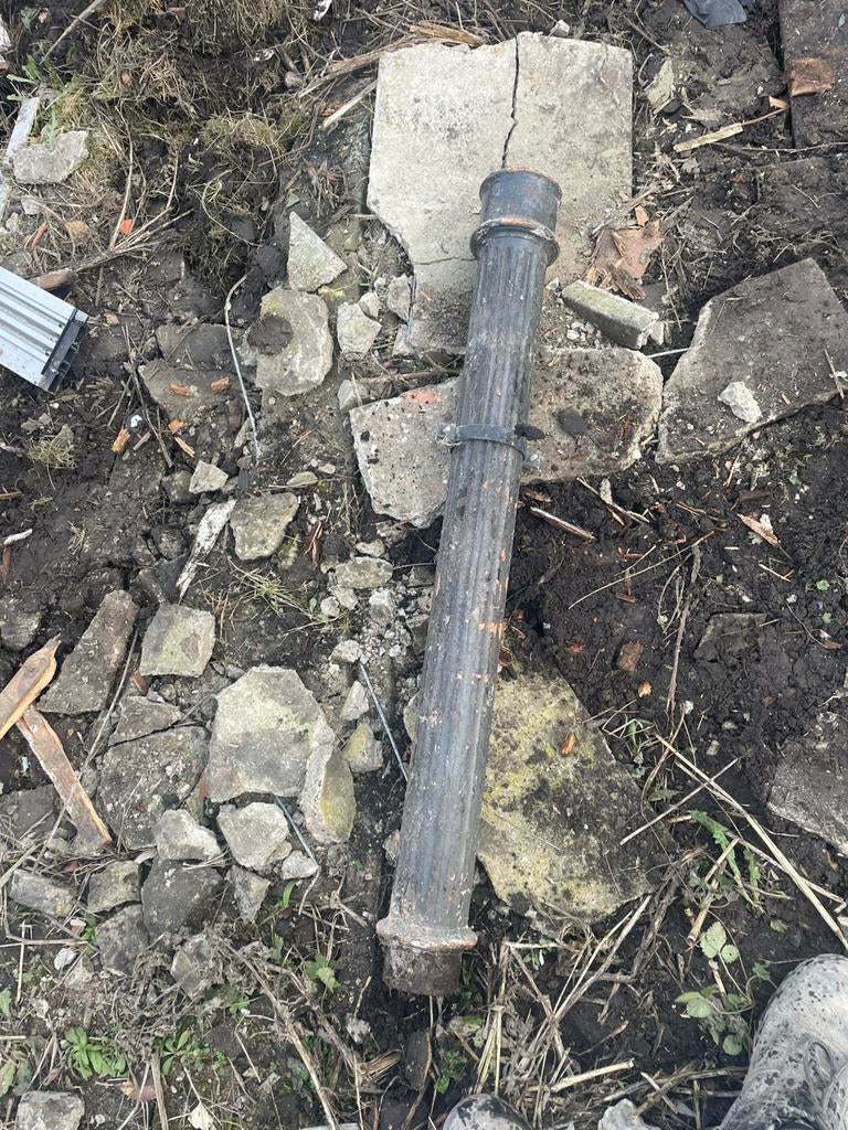 Regenafvoer buizen, Doe-het-zelf en Bouw, Metalen, Ophalen, Gebruikt, IJzer